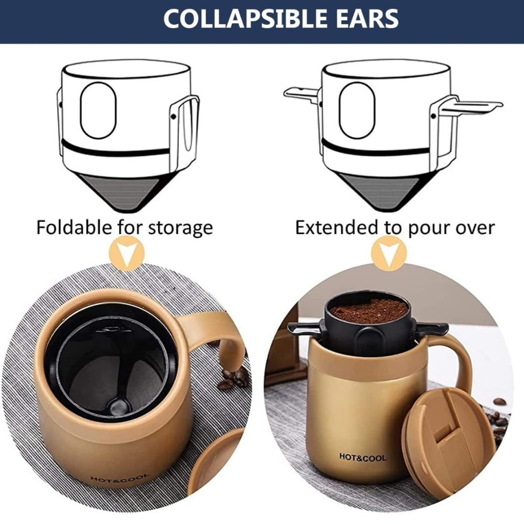 Travel coffee filter