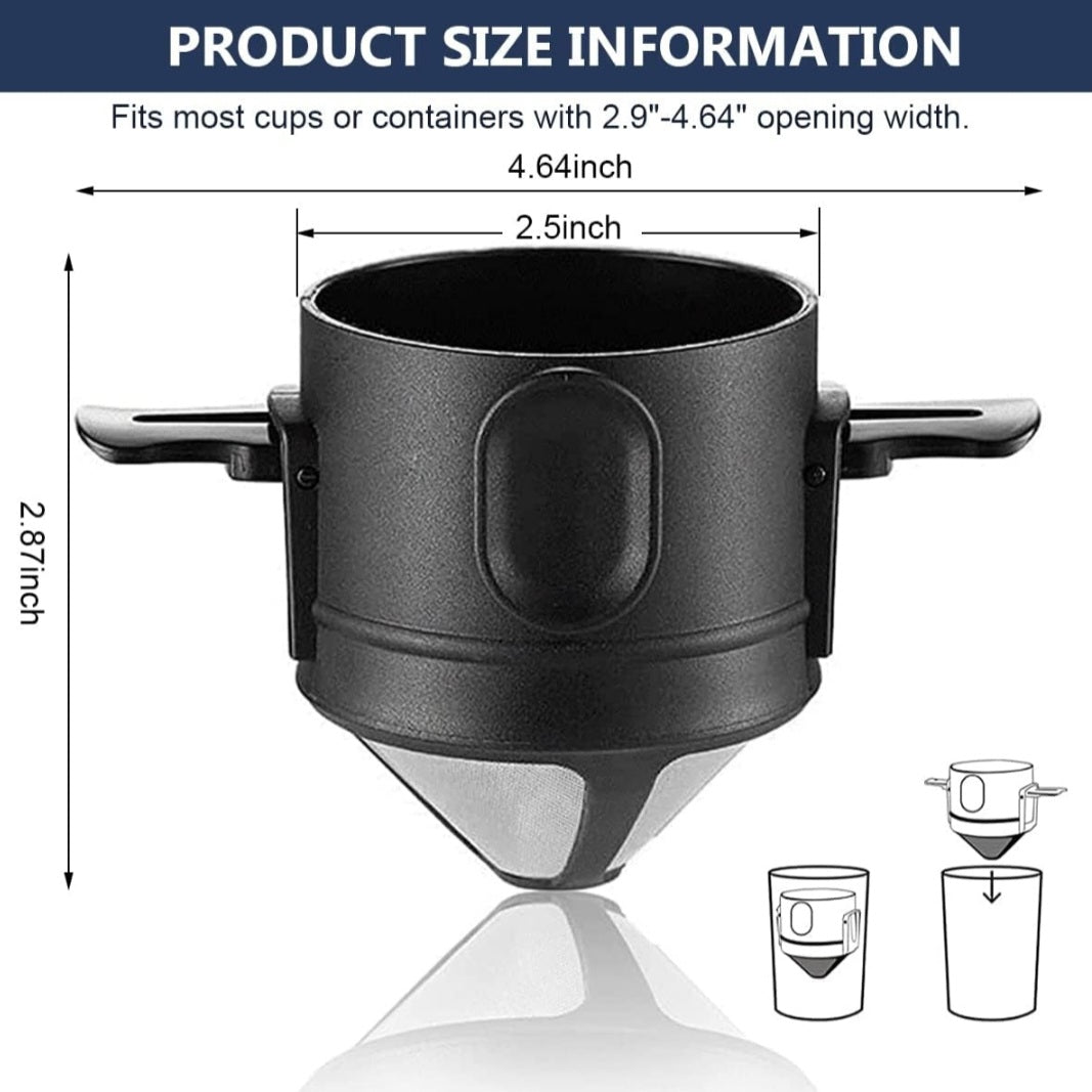 Travel coffee filter