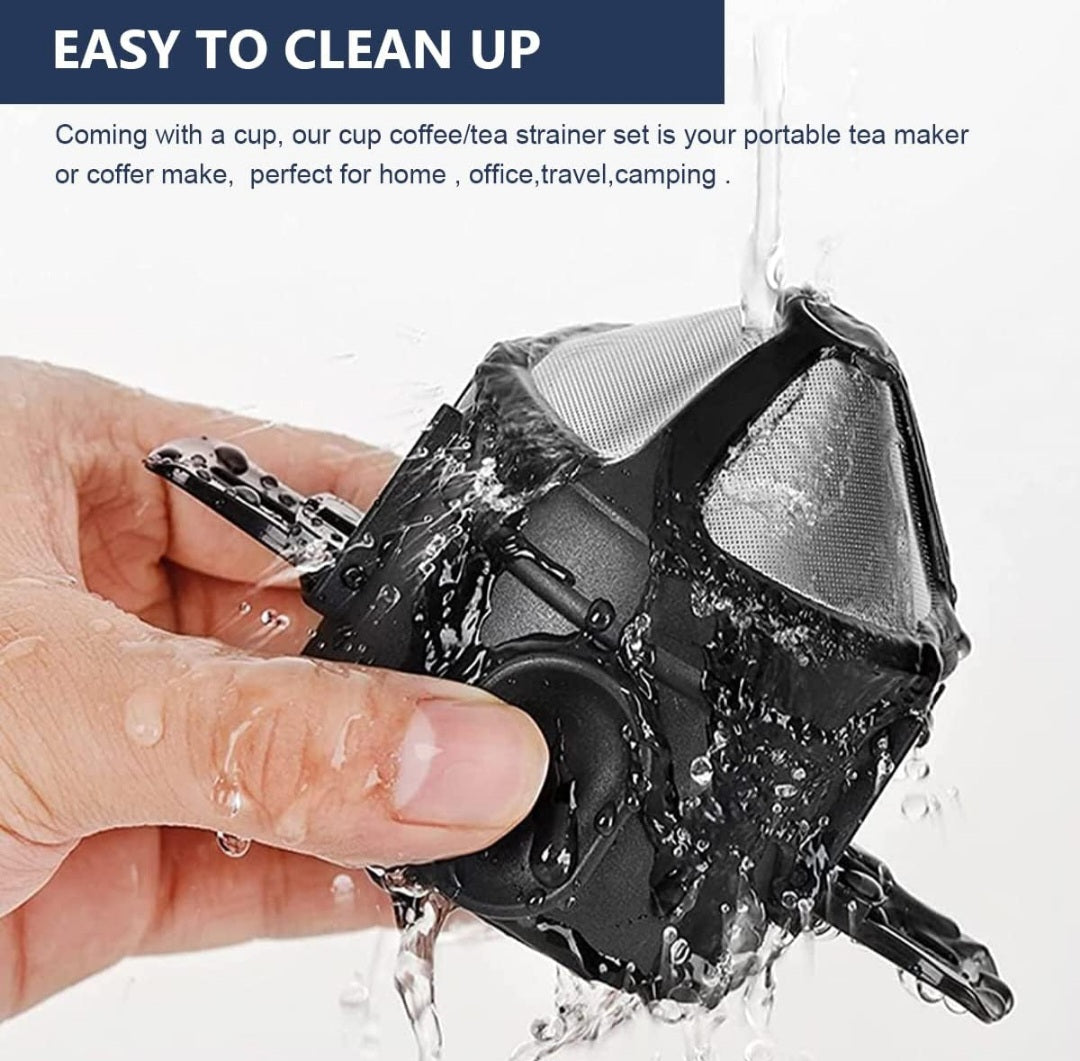 Travel coffee filter